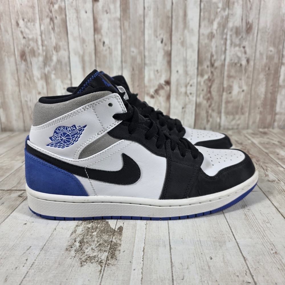 Air Jordan 1 Mid SE Union Royal White Black Blue 852542-102 Mens 7.5‎